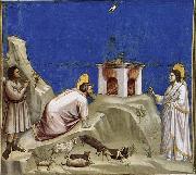 GIOTTO di Bondone Joachim's Sacrificial Offering France oil painting artist